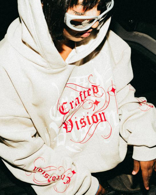 Crafted hoodie sand