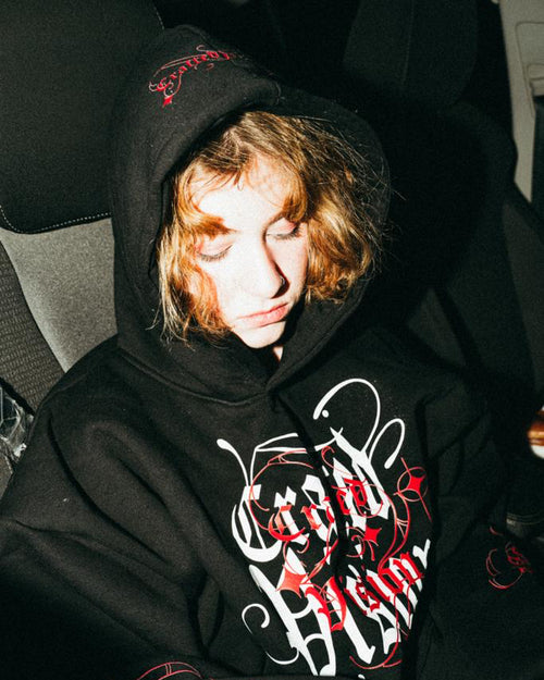 Crafted hoodie black