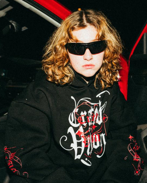 Crafted hoodie black